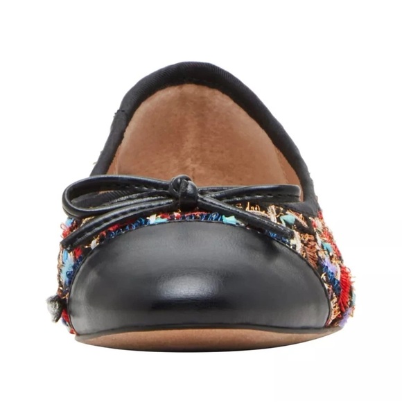 Steve Madden Navy and Multicolor Tweed Loafers - Picture 2 of 5